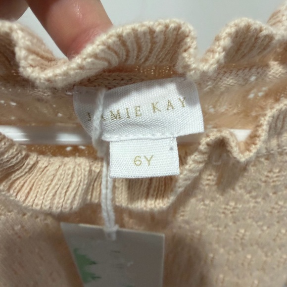 Jamie Kay Ruffled Knit Top in Cream - Picture 2 of 3